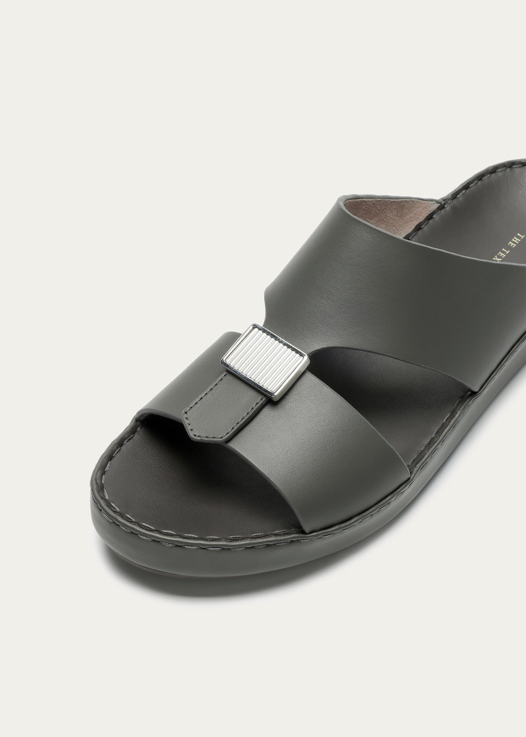MATTE CALF LEATHER SANDALS-PHANTOM SERIES-SHING GRAY